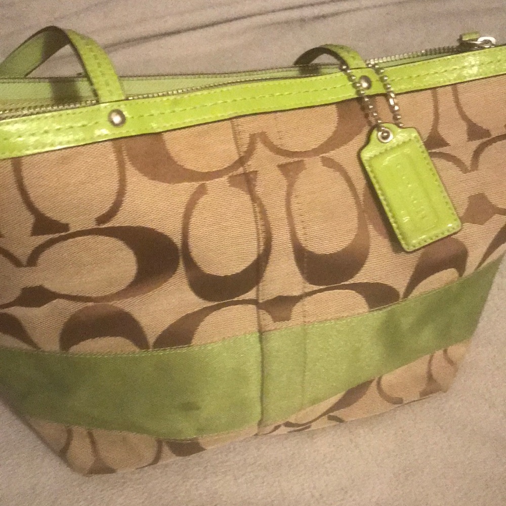 Coach Handbag green